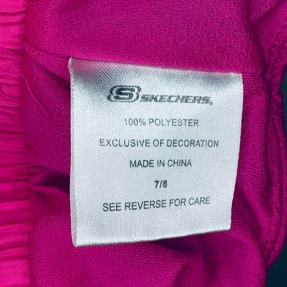 Sketchers Girls Athletic/ Soccer Shorts, Color Pink, Light Blue Size 7, 8 - Picture 5 of 5